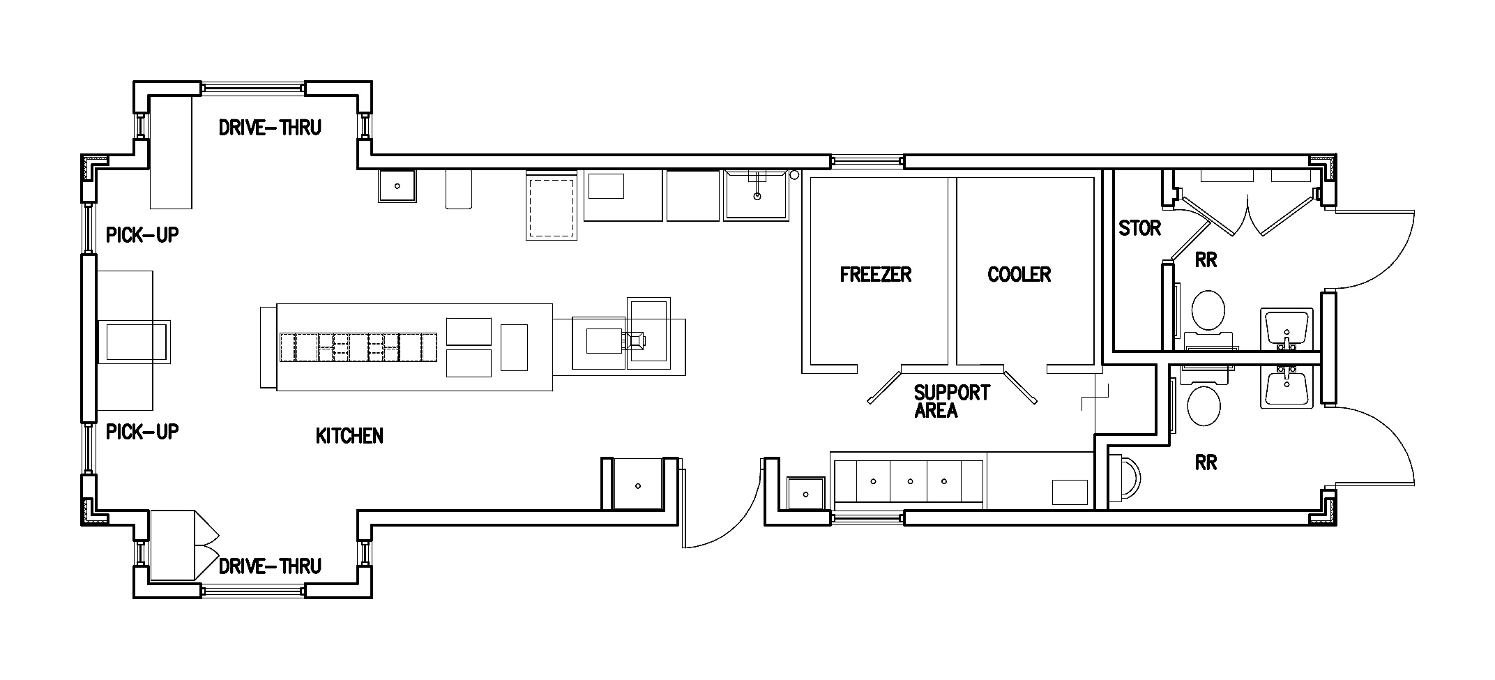 Concept floor plan for Chickpea House
