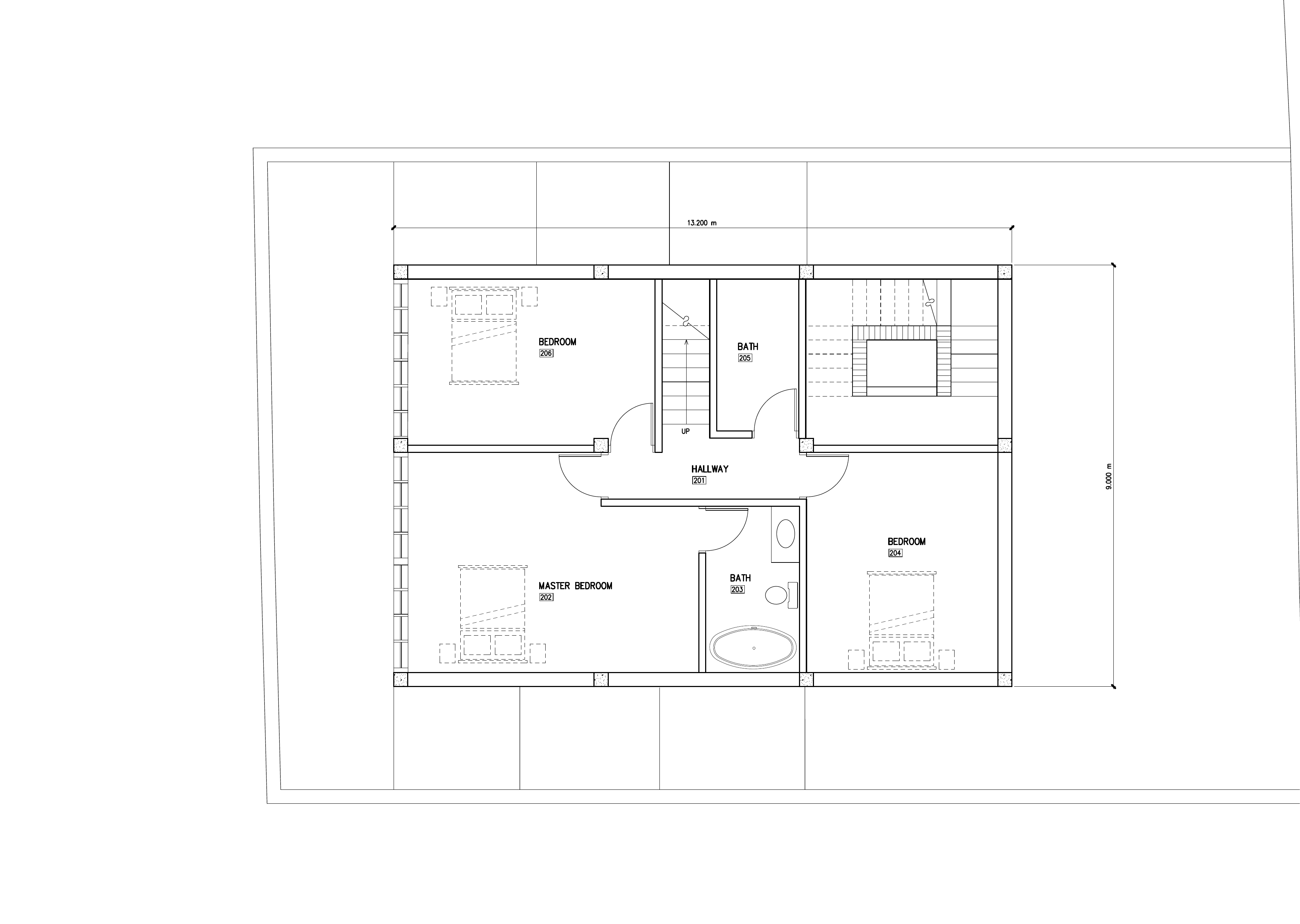 First basement bedroom floor plan