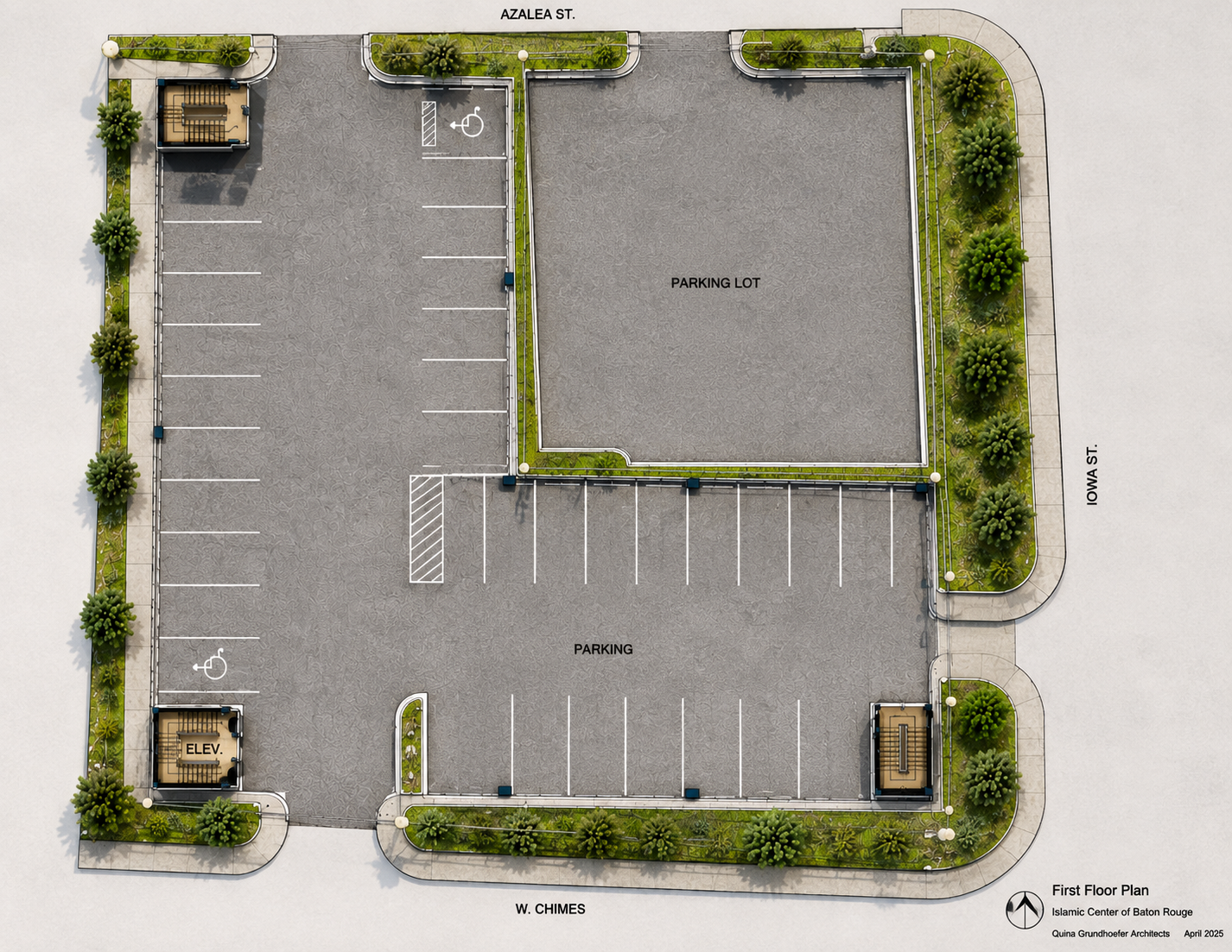 Parking level plan