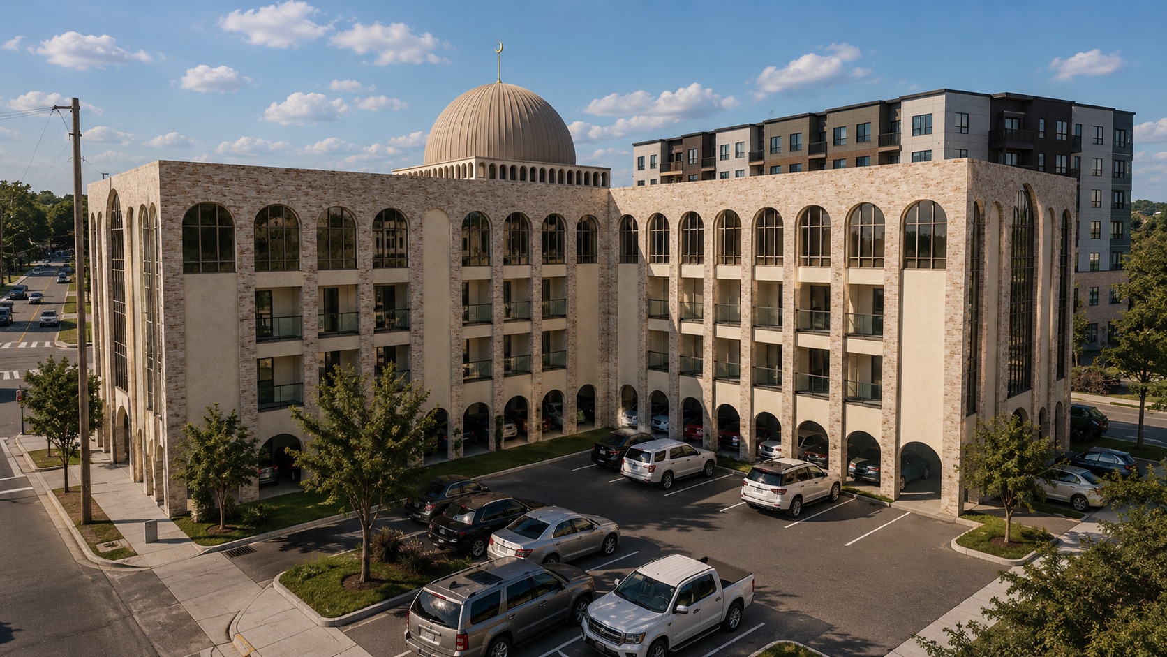 South exterior view