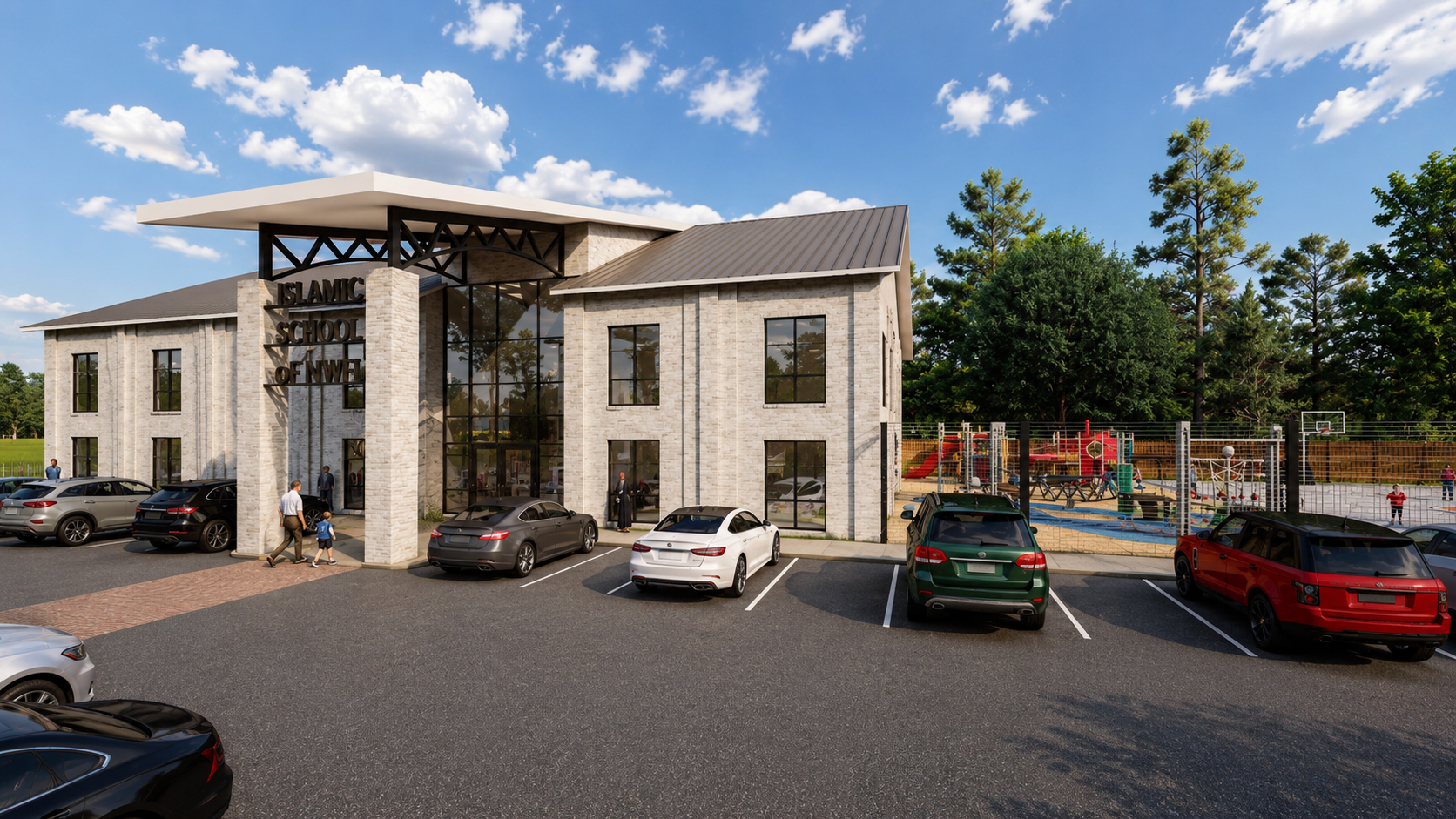 Main entrance of Northwest Florida Islamic School
